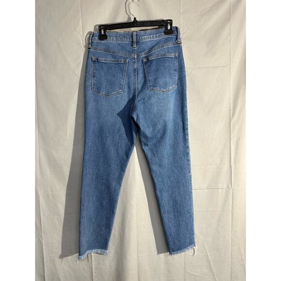 J Crew Jeans Women 28 High Rise Skinny Fray Hem Capsule Ankle Crop Stretch Denim - Picture 3 of 11